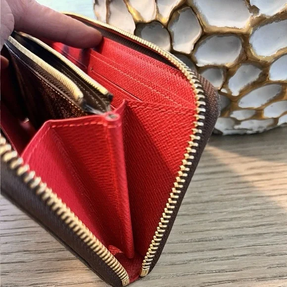 LOUIS VUITTON Damier Ebene Siena Tote & Matching Wallet Set Women's Purse - Picture 16 of 17